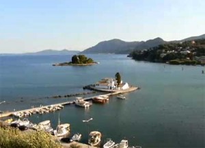 Kanoni e Pontikonisi a Corfu